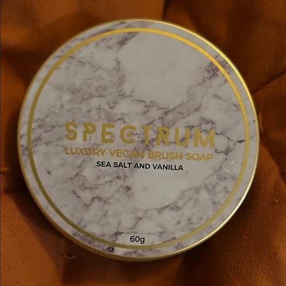 Spectrum Luxury Vegan Brush Soap - Sea Salt and Vanilla NEW - Picture 2 of 3